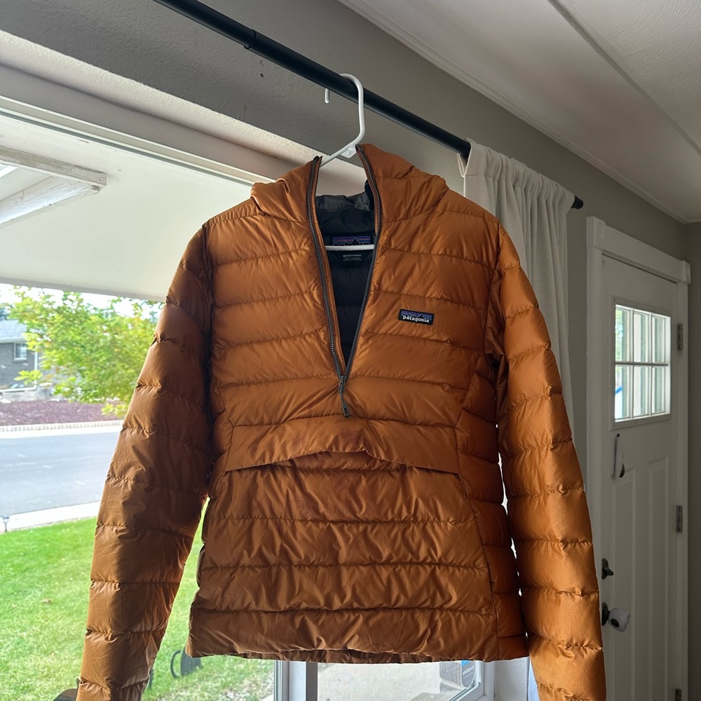 Patagonia Brown Orange Down Jacket